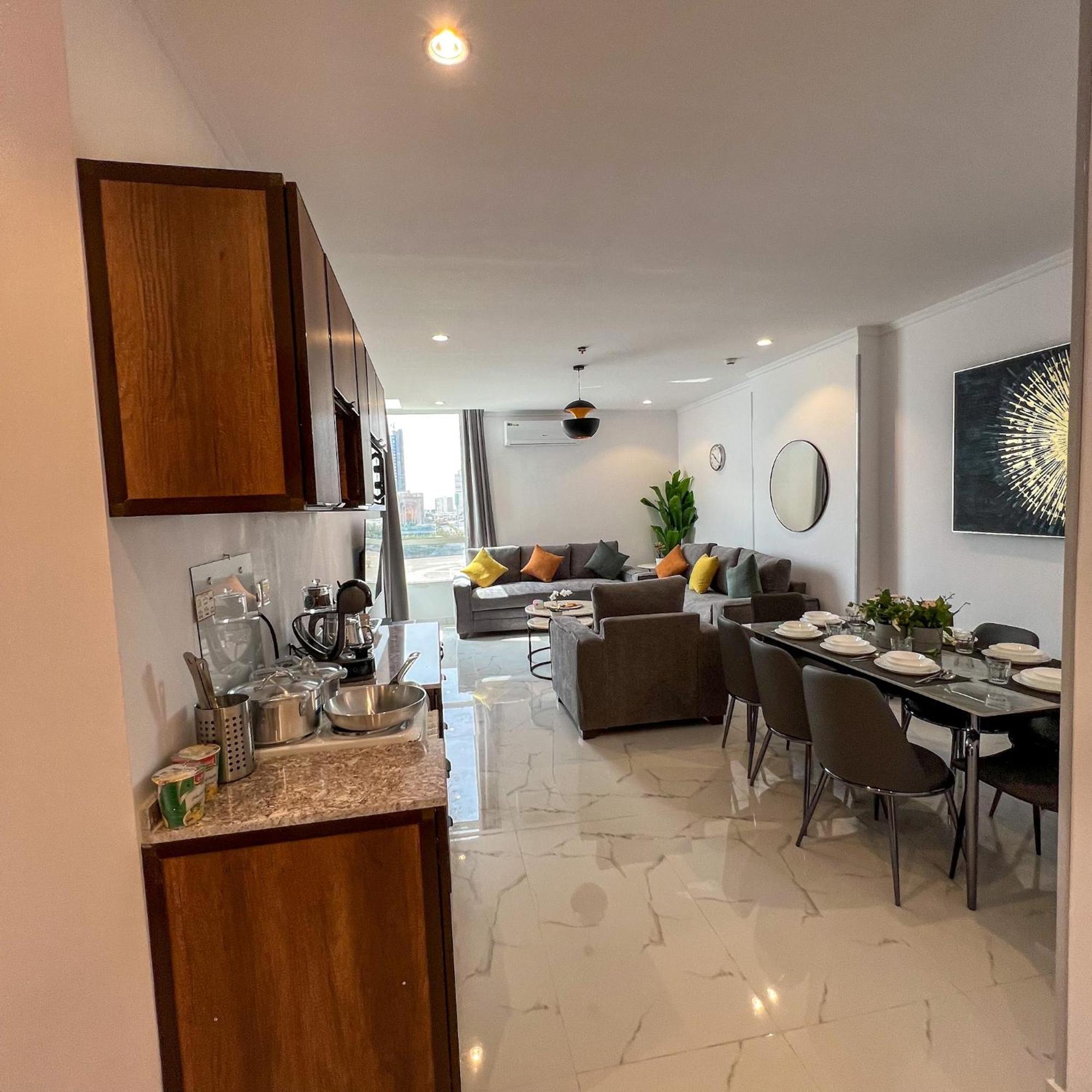 The Red Sea Apartment شقة البحر الأحمر Джеда Екстериор снимка