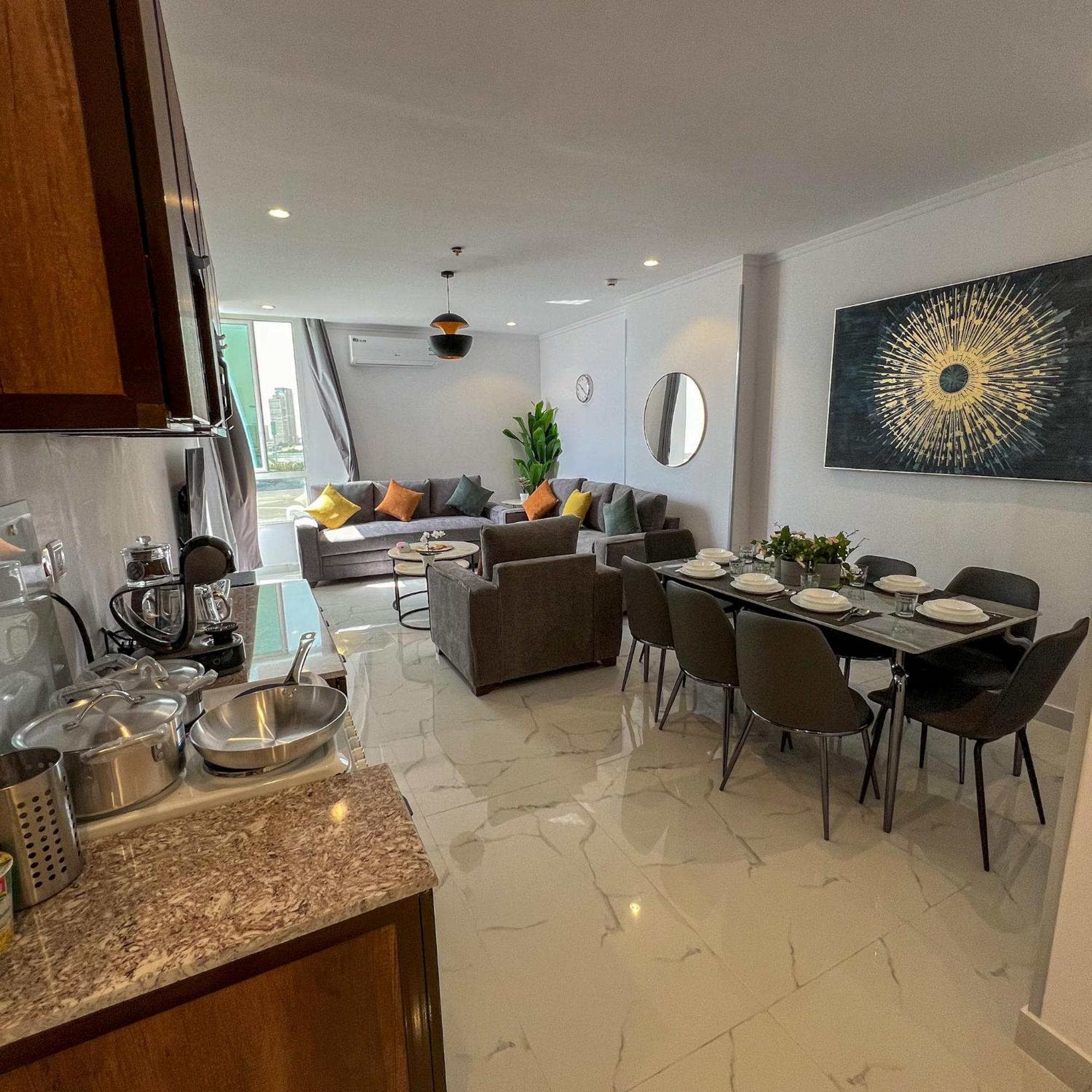 The Red Sea Apartment شقة البحر الأحمر Джеда Екстериор снимка